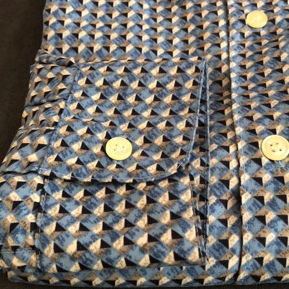 Bogari Studio Mens Med Rayon Shirt Long Sleeve - Picture 4 of 7